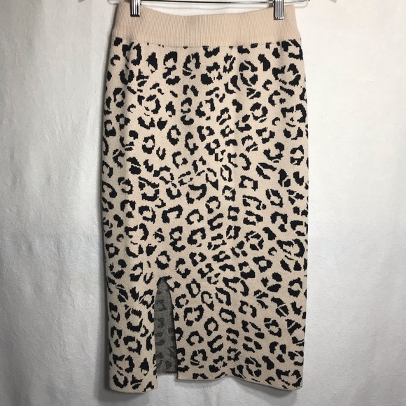 Chicwish Once Upon a Time Leopard Knit Midi - Picture 3 of 8